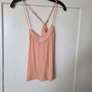 Peach Strappy Top